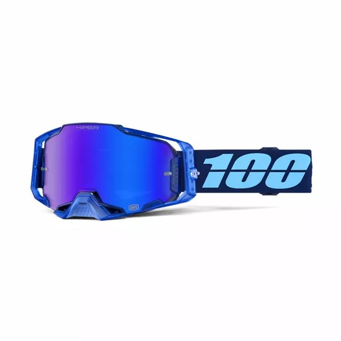 100% MX Goggles Armega Coupe HiPER Blue Mirror